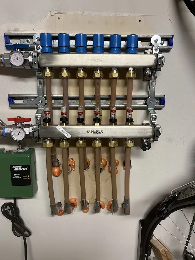 Plumber performing Leak Detection at a residential property in Philomath